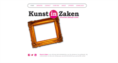 Desktop Screenshot of kunst-in-zaken.nl